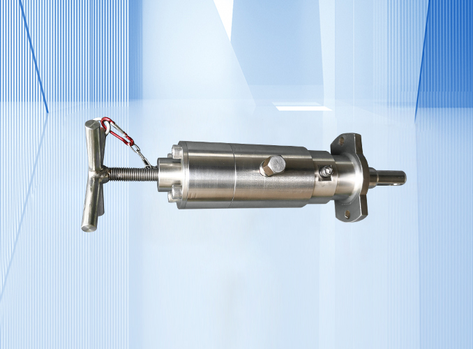 Hydraulic unhooking cylinder