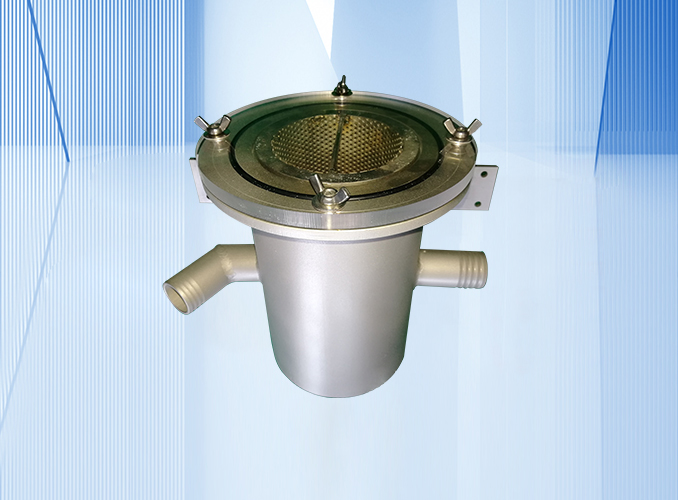 High speed boat seawater filter